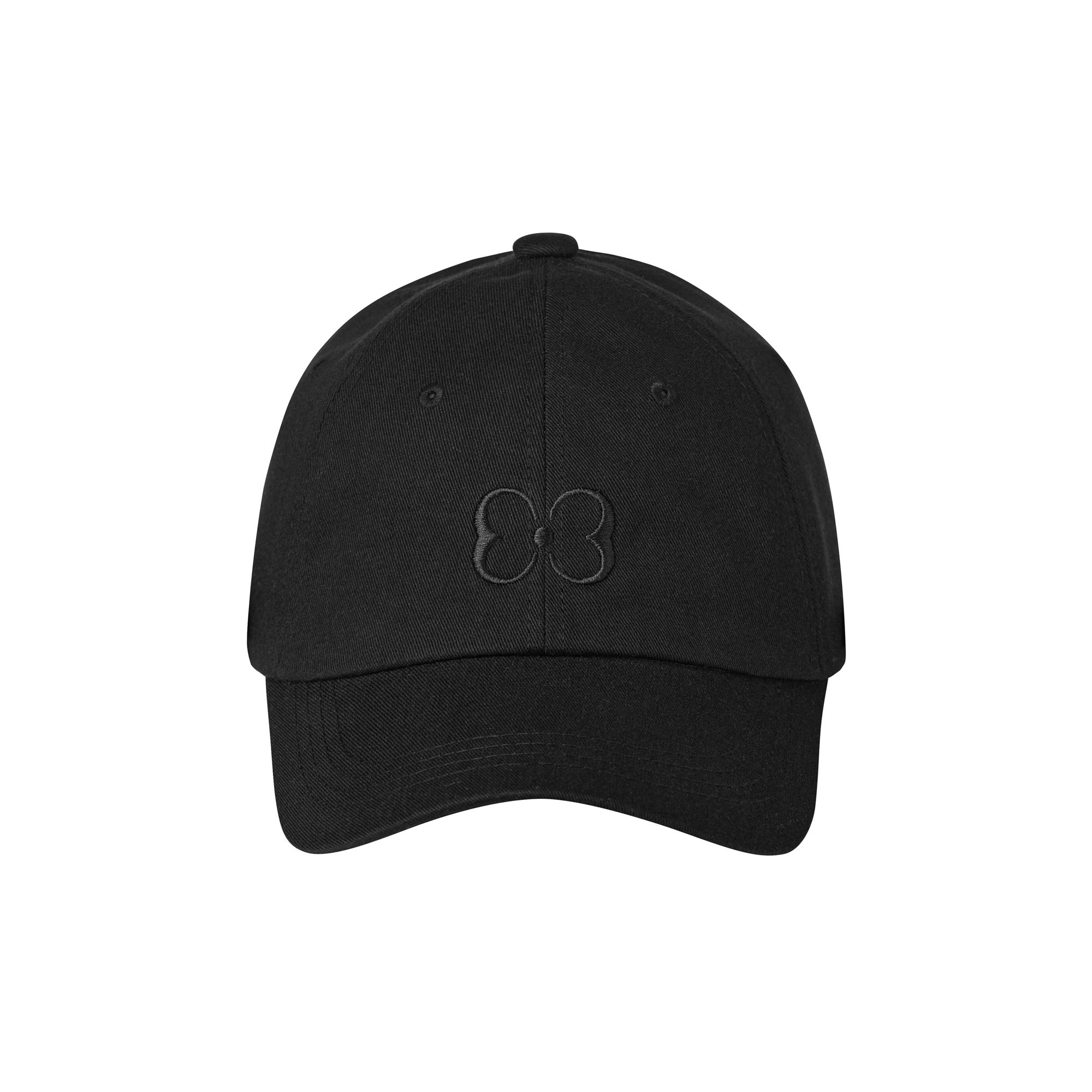 LOGO BALL CAP_BLACK — MINJUKIM